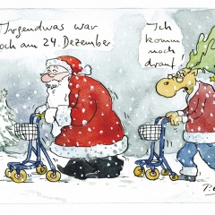 Peter Gaymanns Demensch kalender 2013  Dezember_Irgendwas_war_doch_am_24_Dezember