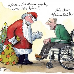 Peter Gaymanns Demensch kalender 2014  Dezember_Wissen_sie_denn_noch_wer_ich_bin