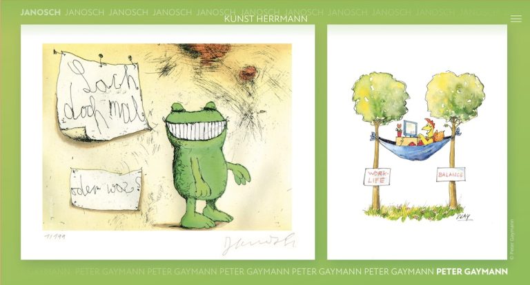 Ausstellung Janosch & Peter Gaymann